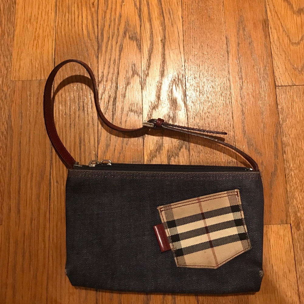 Burberry London denim purse